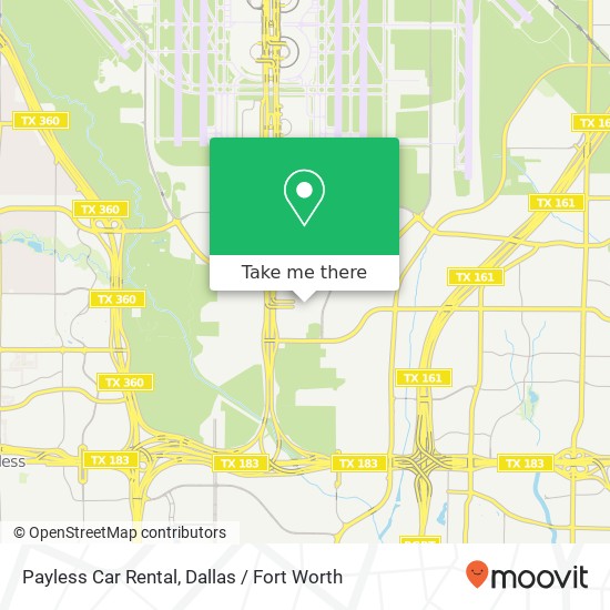 Mapa de Payless Car Rental