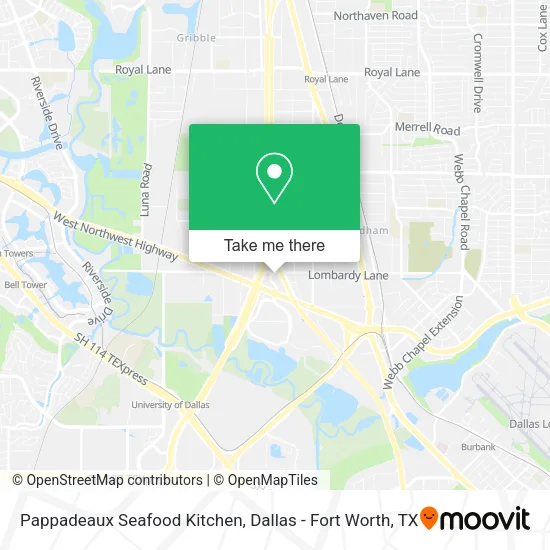 Mapa de Pappadeaux Seafood Kitchen
