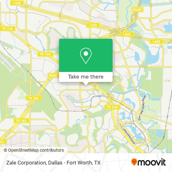 Mapa de Zale Corporation