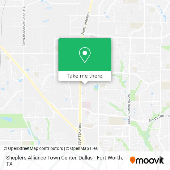 Sheplers Alliance Town Center map