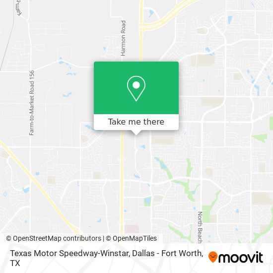 Mapa de Texas Motor Speedway-Winstar