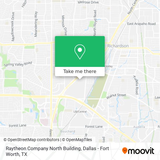 Raytheon Company North Building map