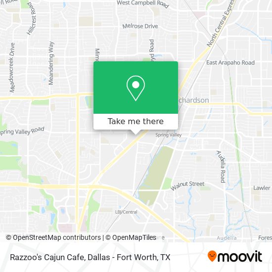 Razzoo's Cajun Cafe map