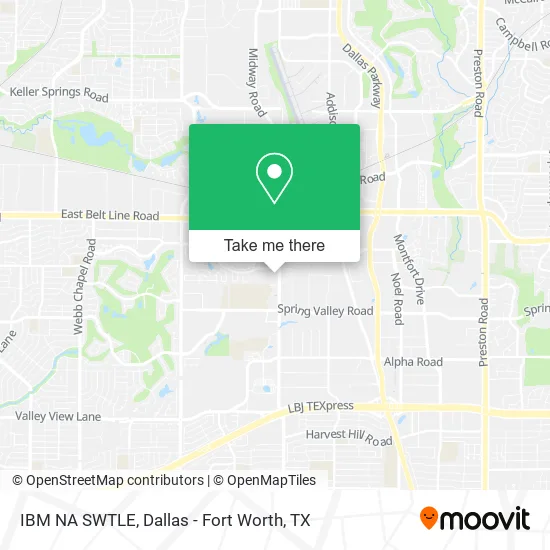 IBM NA SWTLE map