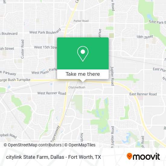 citylink State Farm map