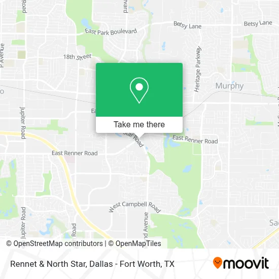 Rennet & North Star map