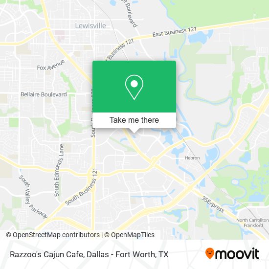 Razzoo's Cajun Cafe map