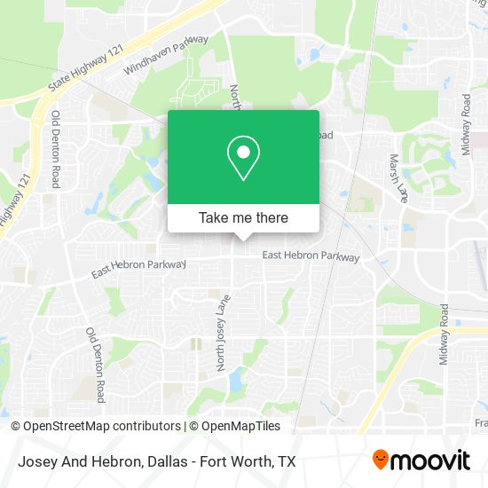 Josey And Hebron map