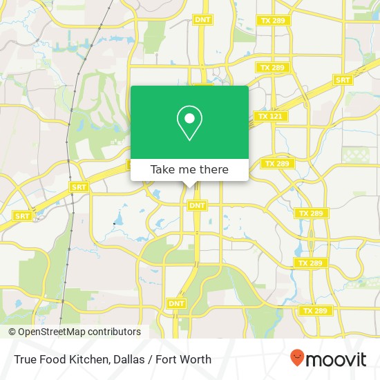 True Food Kitchen map