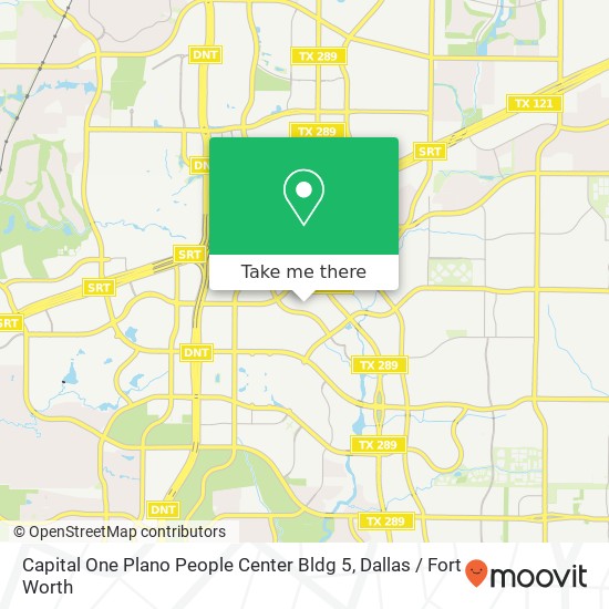 Capital One Plano People Center Bldg 5 map