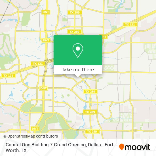 Capital One Building 7 Grand Opening map