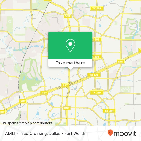 AMLI Frisco Crossing map