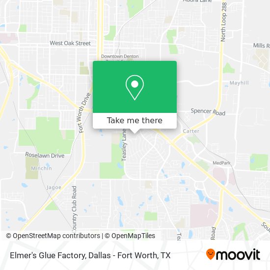 Elmer's Glue Factory map