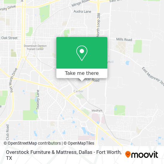 Overstock Furniture & Mattress map