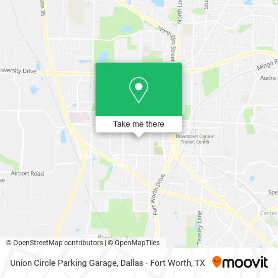 Mapa de Union Circle Parking Garage