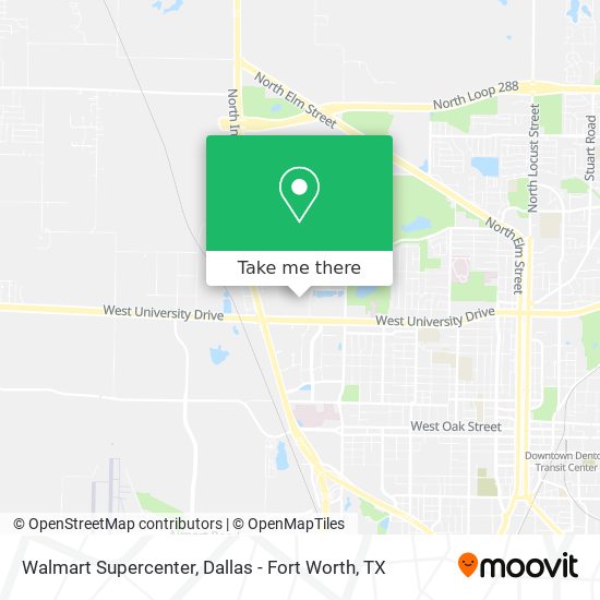 Walmart Supercenter map