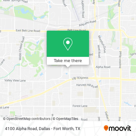 4100 Alpha Road map