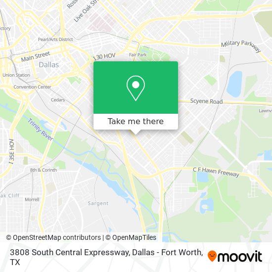 3808 South Central Expressway map