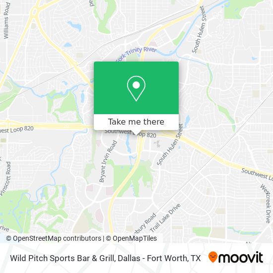 Comment Aller A Wild Pitch Sports Bar Grill A Fort Worth En Bus