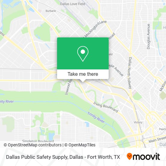 Dallas Public Safety Supply map