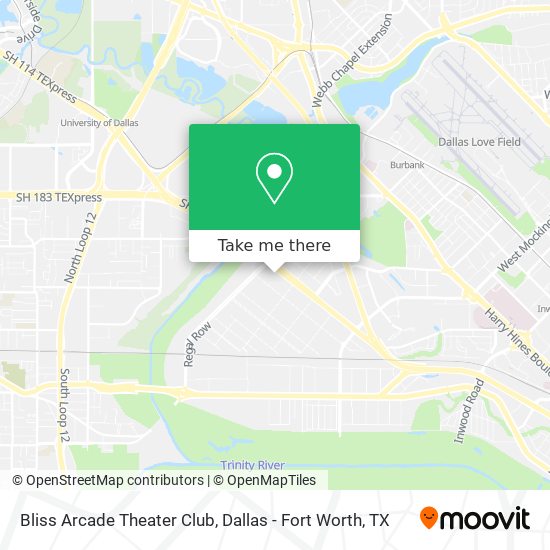 Mapa de Bliss Arcade Theater Club
