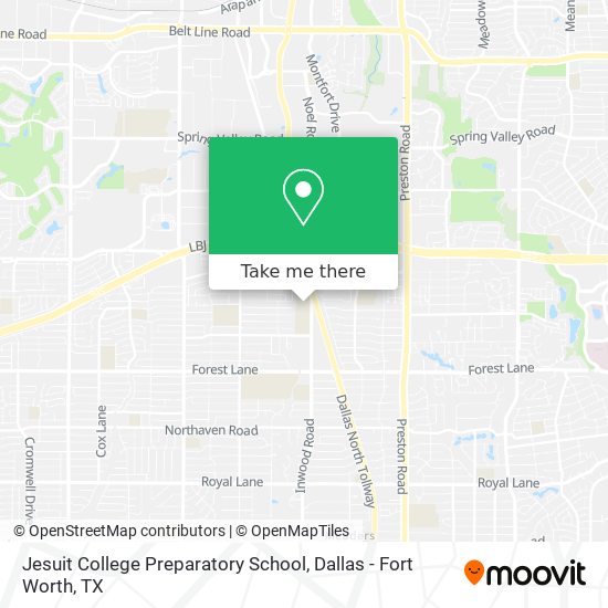 Mapa de Jesuit College Preparatory School