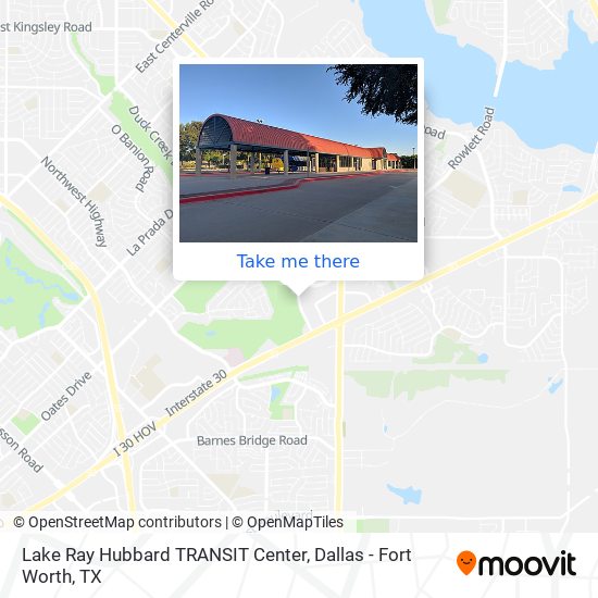 Lake Ray Hubbard TRANSIT Center map