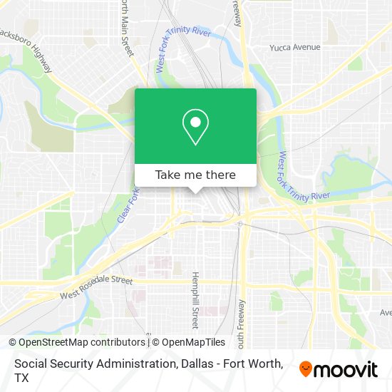 Mapa de Social Security Administration