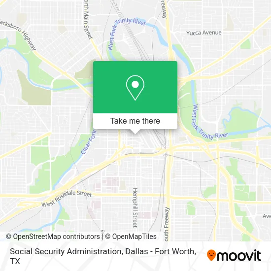 Mapa de Social Security Administration