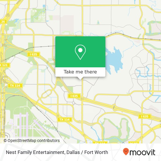 Nest Family Entertainment map