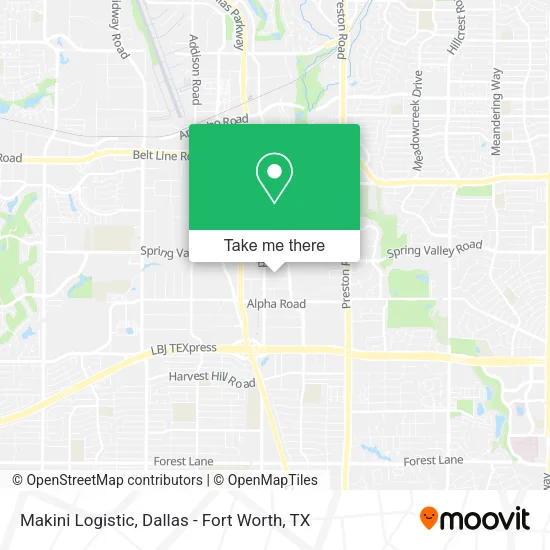 Mapa de Makini Logistic