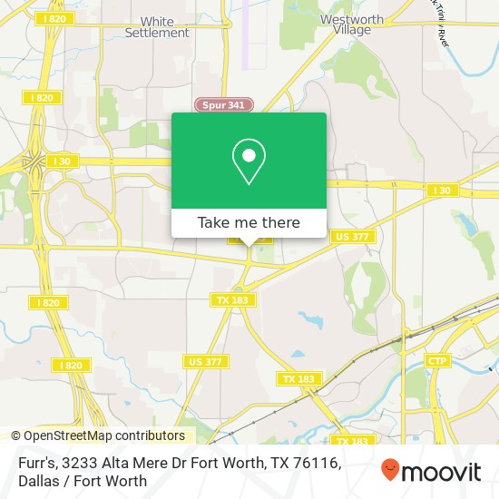 Furr's, 3233 Alta Mere Dr Fort Worth, TX 76116 map