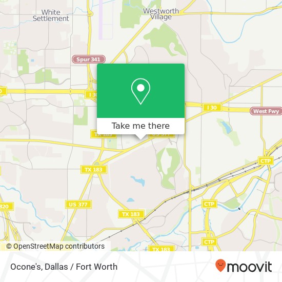 Mapa de Ocone's, 6500 Camp Bowie Blvd Fort Worth, TX 76116