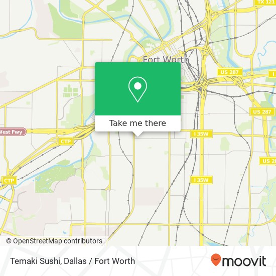 Temaki Sushi, 1504 W Magnolia Ave Fort Worth, TX 76104 map