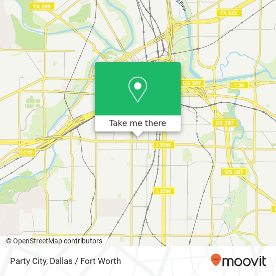 Party City, 1015 S Jennings Ave Fort Worth, TX 76104 map