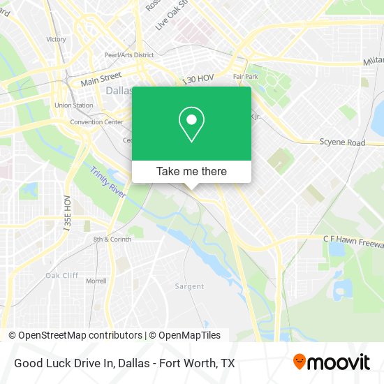 Good Luck Drive In map