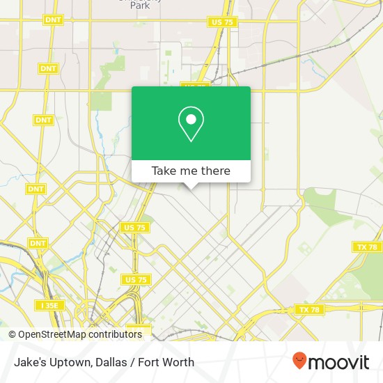 Jake's Uptown, 2422 N Henderson Ave Dallas, TX 75206 map