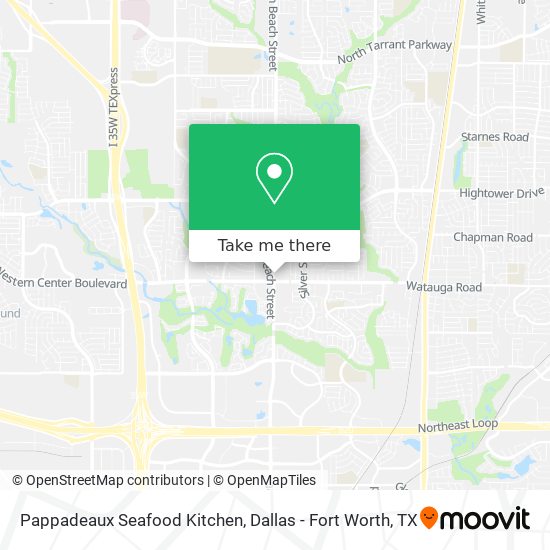 Mapa de Pappadeaux Seafood Kitchen
