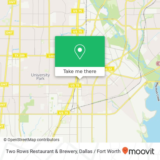 Two Rows Restaurant & Brewery, 5500 Greenville Ave Dallas, TX 75206 map