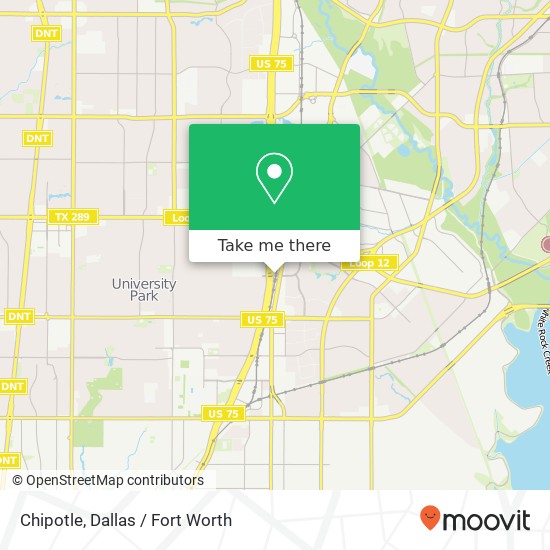 Chipotle, 7700 N Central Expy Dallas, TX 75206 map