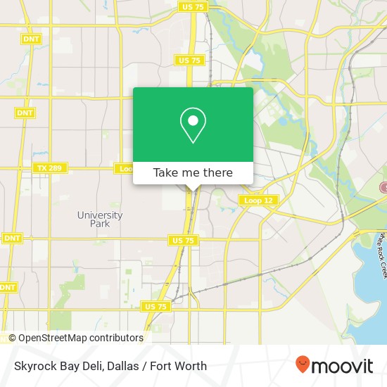 Skyrock Bay Deli, 8080 N Central Expy Dallas, TX 75206 map