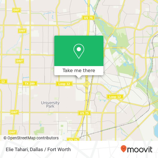 Mapa de Elie Tahari, Dallas, TX 75225