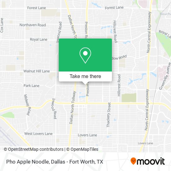 Mapa de Pho Apple Noodle