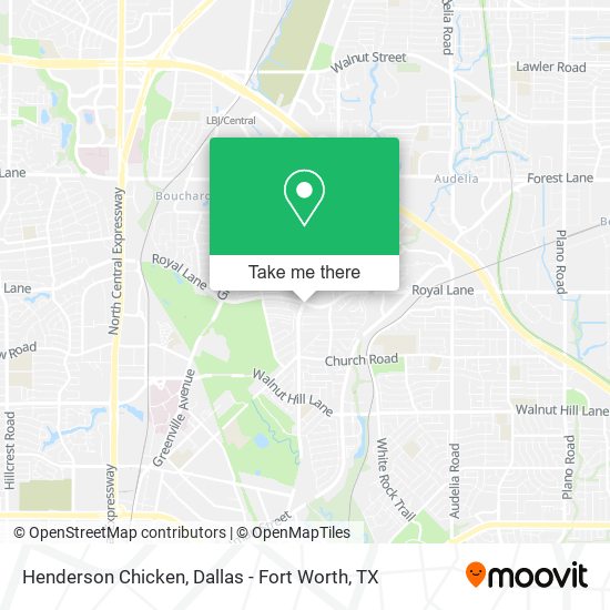 Henderson Chicken map