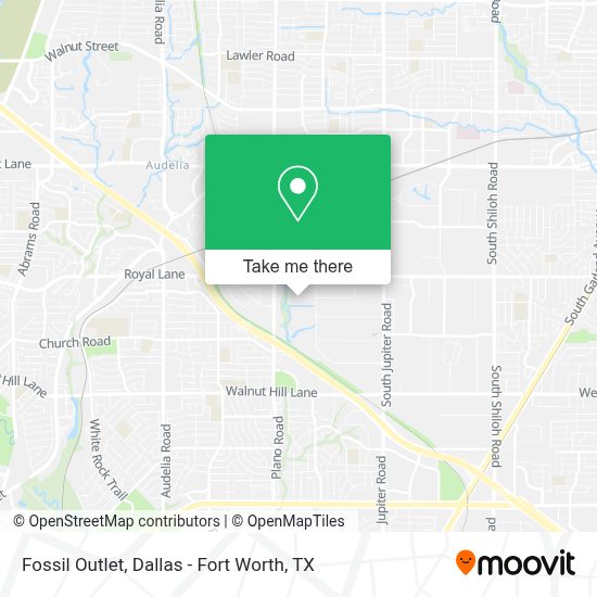 Fossil Outlet in Dallas by Bus 