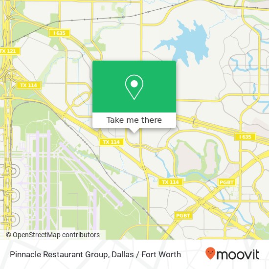 Mapa de Pinnacle Restaurant Group, 8081 Royal Ridge Pkwy Irving, TX 75063