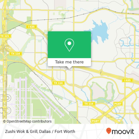 Zushi Wok & Grill, 3601 Regent Blvd Irving, TX 75063 map