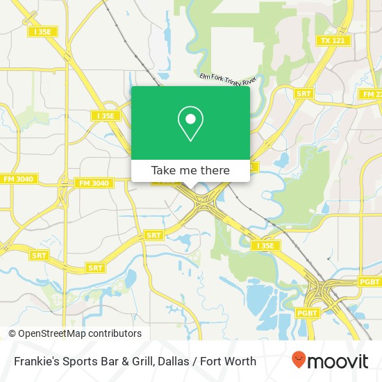 Frankie's Sports Bar & Grill, S I-35 Lewisville, TX 75067 map