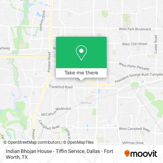 Mapa de Indian Bhojan House - Tiffin Service