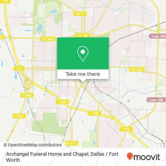 Archangel Funeral Home and Chapel map